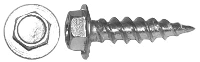 #10 x 3/4" - 1/4" Hex Washer Head Sheet Metal Screw