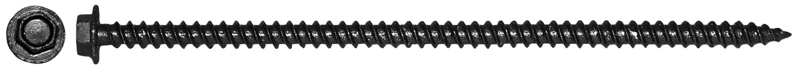 #10 x 5"-1/4" Hex Washer Head Type A Plated SMS