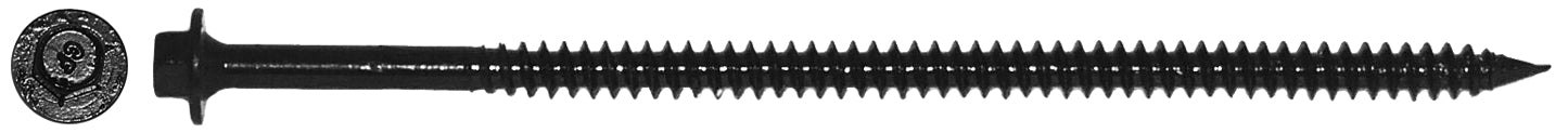 #10 x 5" Hex Head Type A Drill Point Plated & Coated SMS
