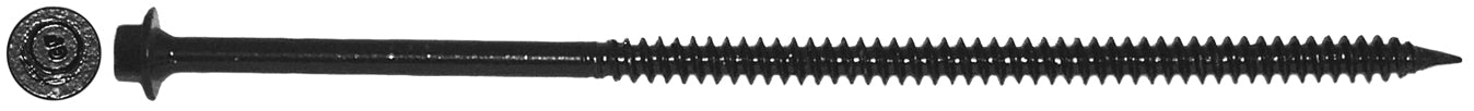 #10 x 6" Hex Head Type A Drill Point Plated & Coated SMS