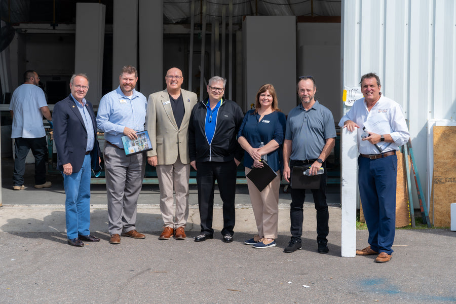 City, County, and Chamber Officials visit Structall Building Systems, Inc.