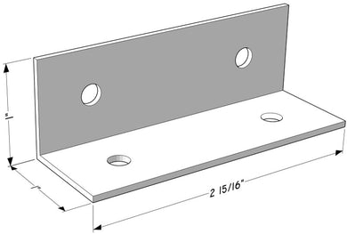 1” x 1” x 3