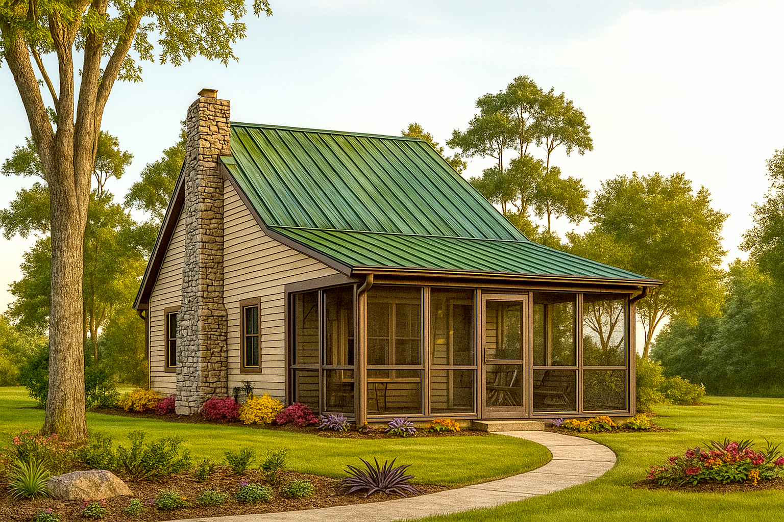 Structall Home Examples Woodland Shell Package – Structall Building Systems