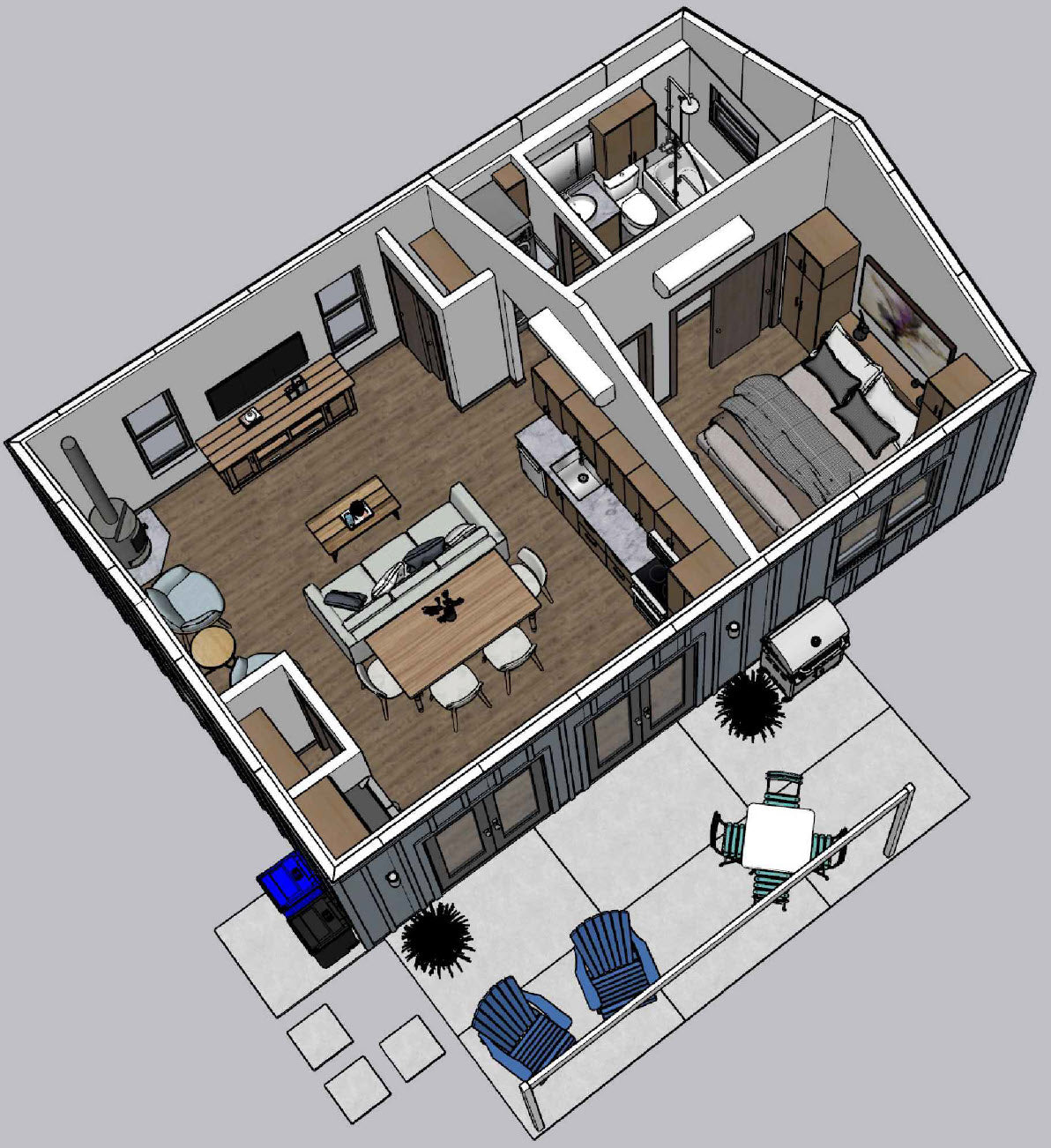 Moonstone ADU Shell Package