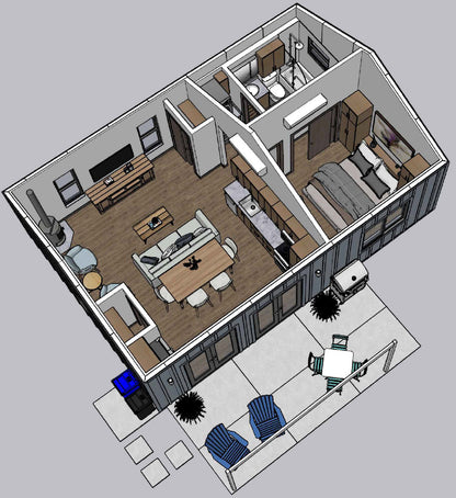 Moonstone ADU Shell Package