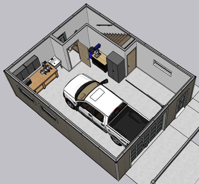 Overlook Garage Top ADU Shell Package
