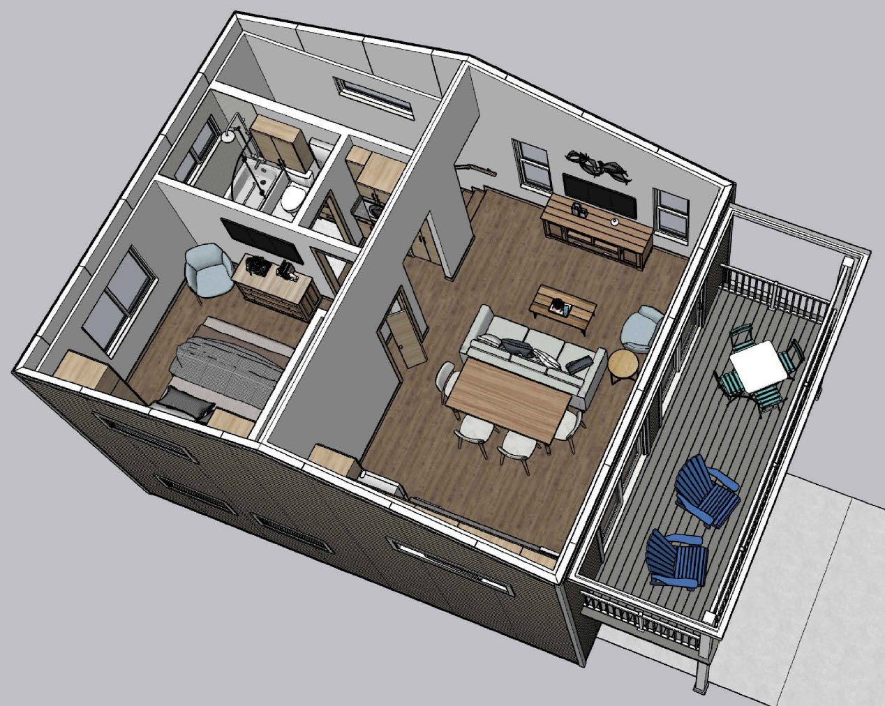 Overlook Garage Top ADU Shell Package