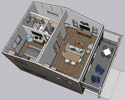 Overlook Garage Top ADU Shell Package