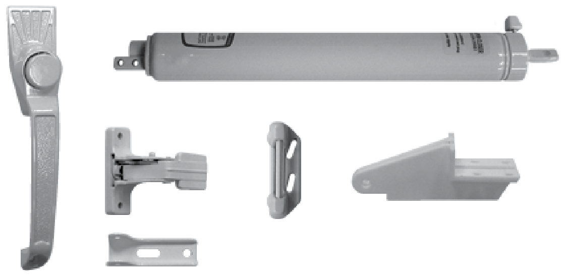 Quick-Stop One Touch Screen Door Hardware Kit